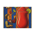 Daiquiri Fruit Juggler Wall Art Canvas 24×36 Pop Art Restaurant Decor Maximalist Print