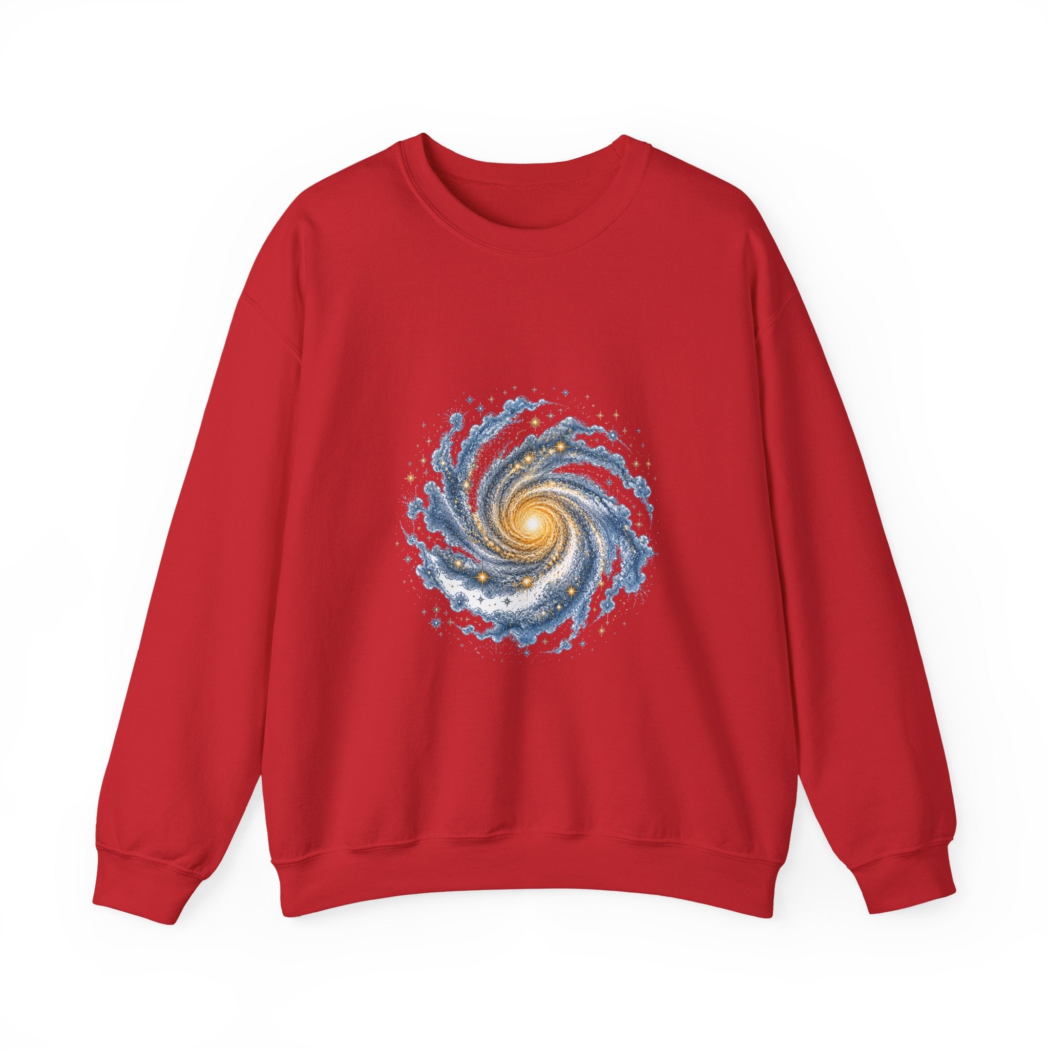Matching Couple Sweatshirt - Galaxy & Supernova Matching Couple Crewneck Sweatshirt Vintage Art His Hers Wedding Gift - Design A