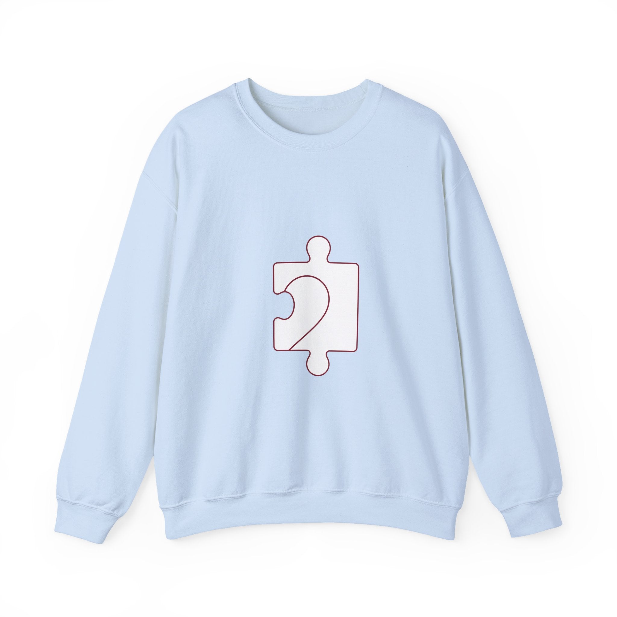 Matching Couple Sweatshirt - Puzzle Pieces Matching Couple Premium Fleece Sweatshirt Minimalist Art His Hers Christmas Gift - Design B
