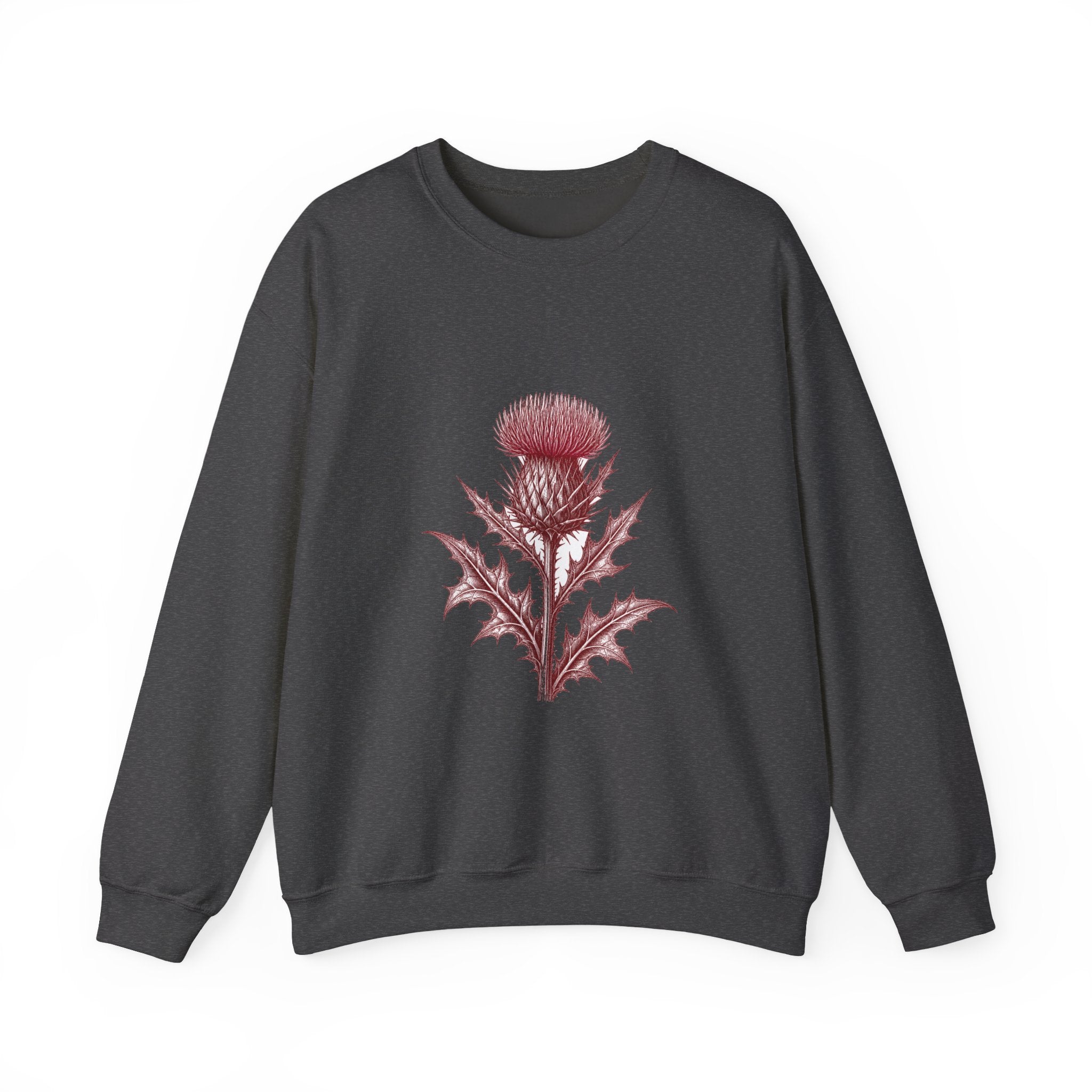Matching Couple Sweatshirt - Lavender & Thistle Matching Couple Comfort Colors Crew Vintage Art His Hers Honeymoon Gift - Design B