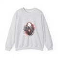 Matching Couple Sweatshirt - Key & Lock Matching Couple Comfort Colors Crew Watercolor Art His Hers Birthday Gift - Design B
