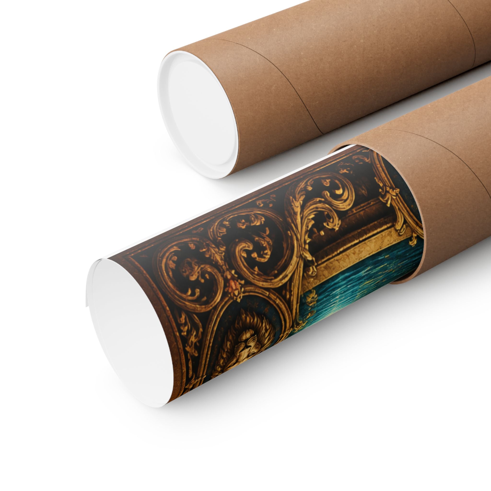 Giant Key Performance Wall Art Poster 18×24 Baroque Home Office Decor Maximalist Print