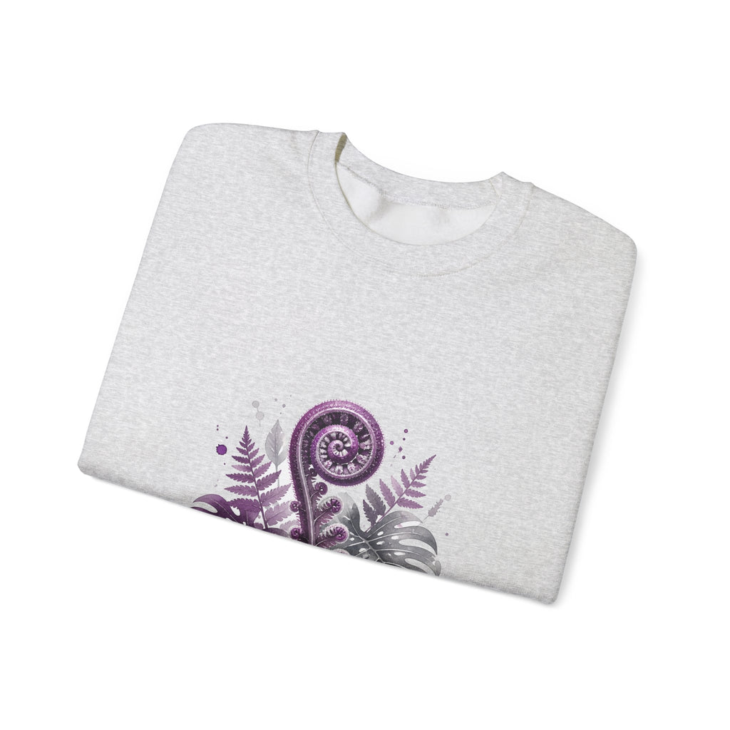 Matching Couple Sweatshirt - Desert & Rainforest Matching Couple Comfort Colors Crew Watercolor Art His Hers Birthday Gift - Design B