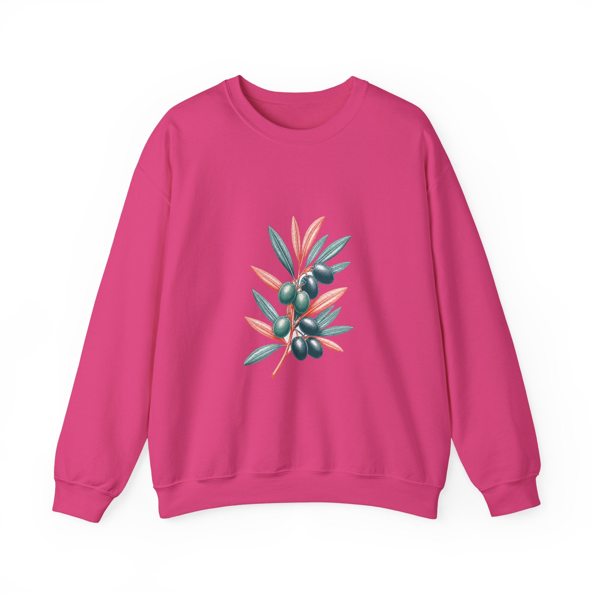 Matching Couple Sweatshirt - Olive Branch & Fig Matching Couple Comfort Colors Crew Vintage Art His Hers Honeymoon Gift - Design A