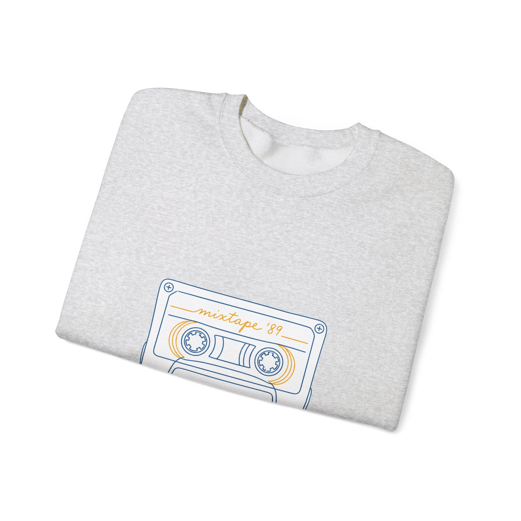 Matching Couple Sweatshirt - Vinyl & Cassette Matching Couple Premium Fleece Sweatshirt Minimalist Art His Hers Christmas Gift - Design B