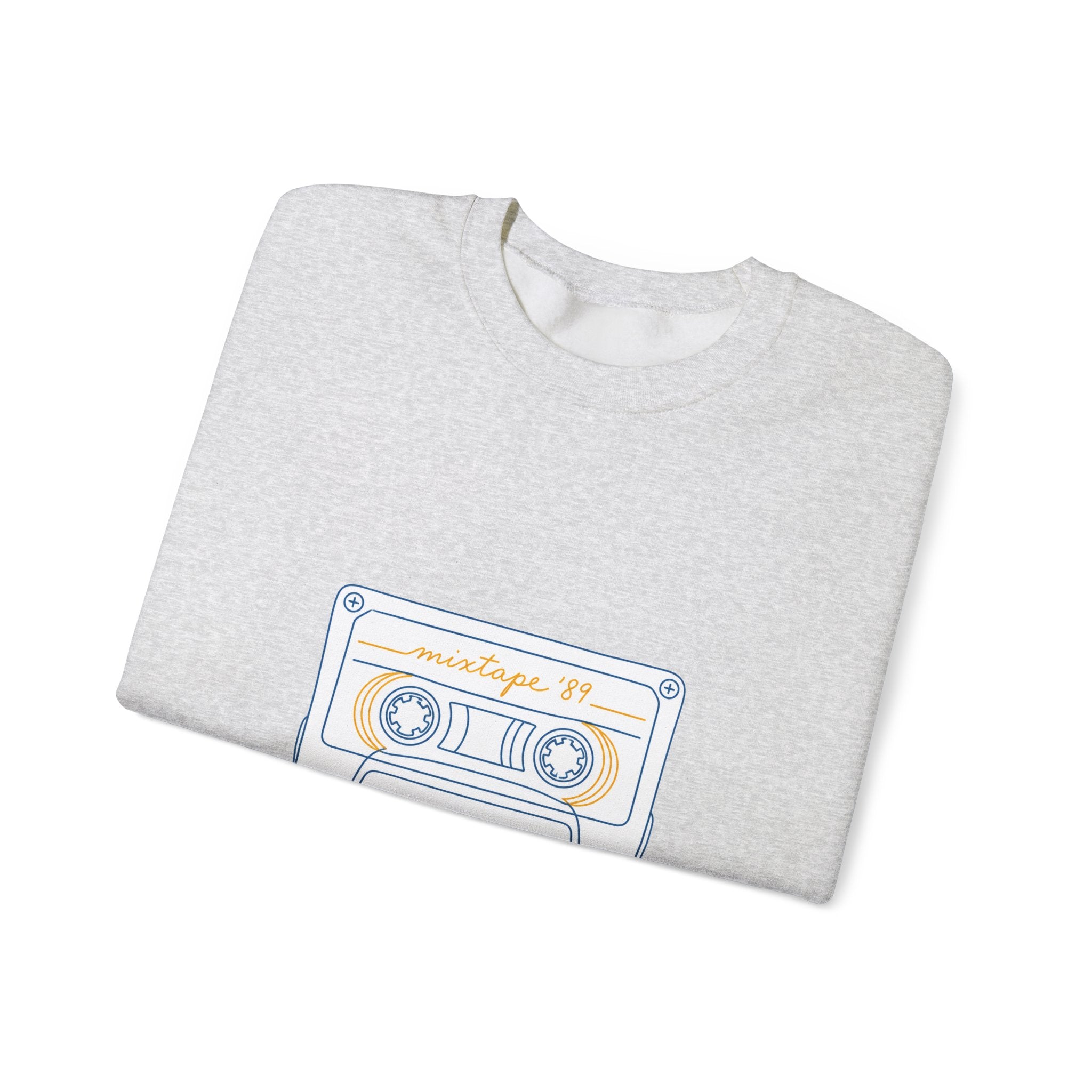 Matching Couple Sweatshirt - Vinyl & Cassette Matching Couple Premium Fleece Sweatshirt Minimalist Art His Hers Christmas Gift - Design B