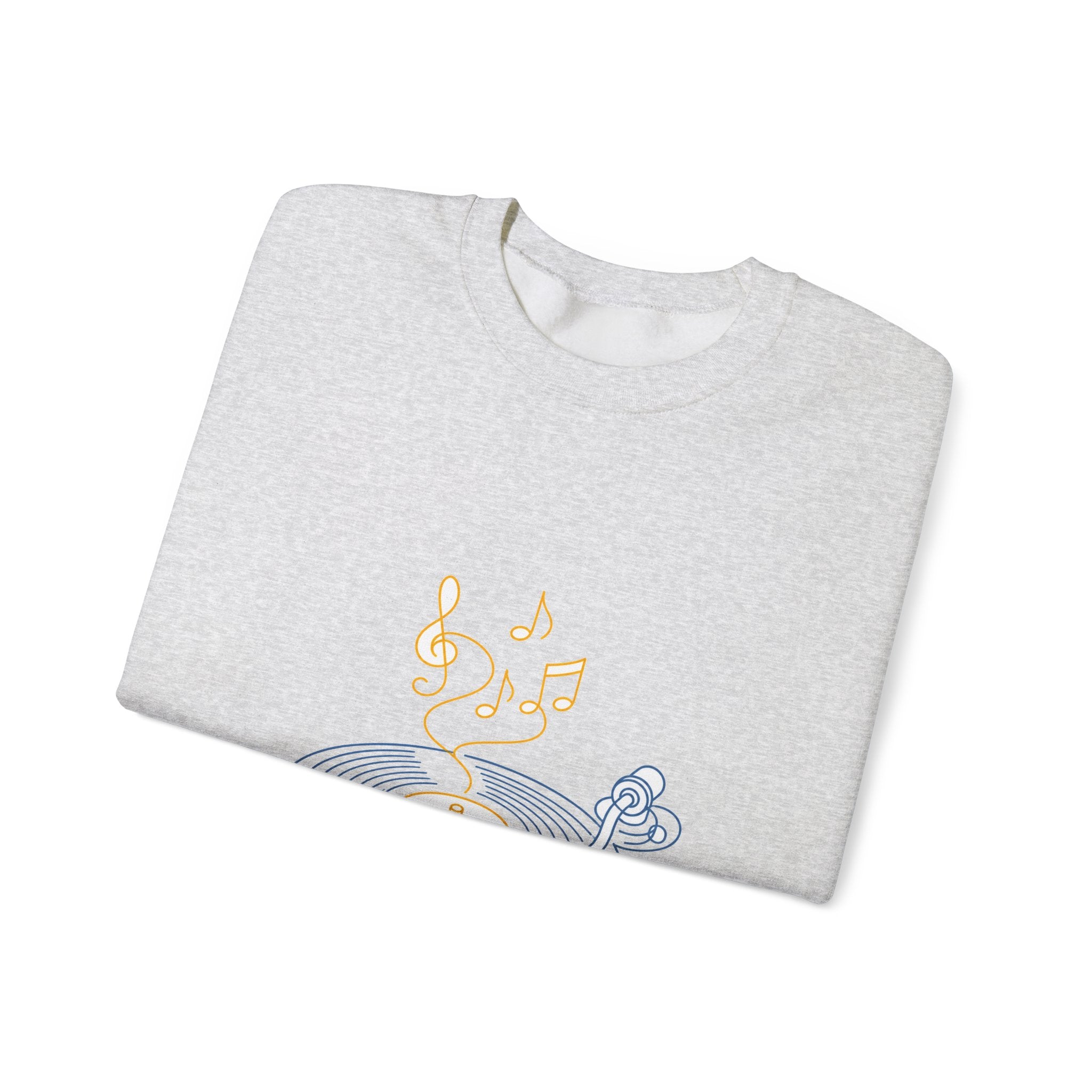 Matching Couple Sweatshirt - Vinyl & Cassette Matching Couple Premium Fleece Sweatshirt Minimalist Art His Hers Christmas Gift - Design A