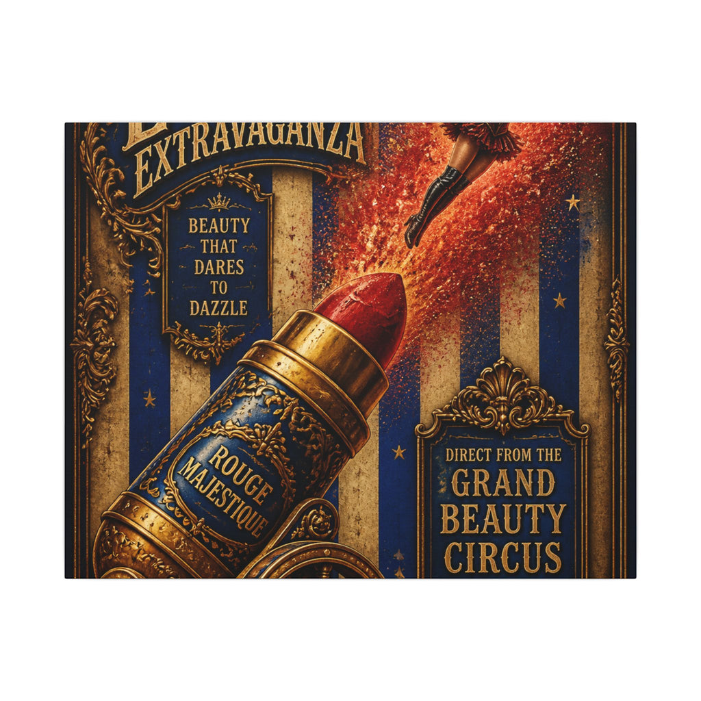 Lipstick Cannon Wall Art Canvas 24×36 Baroque Studio Decor Maximalist Print