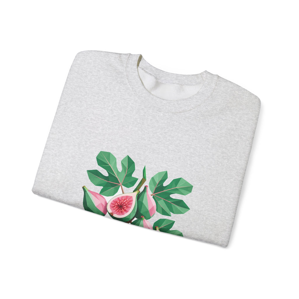 Matching Couple Sweatshirt - Olive Branch & Fig Matching Couple Comfort Colors Crew Geometric Art His Hers Love Gift - Design B