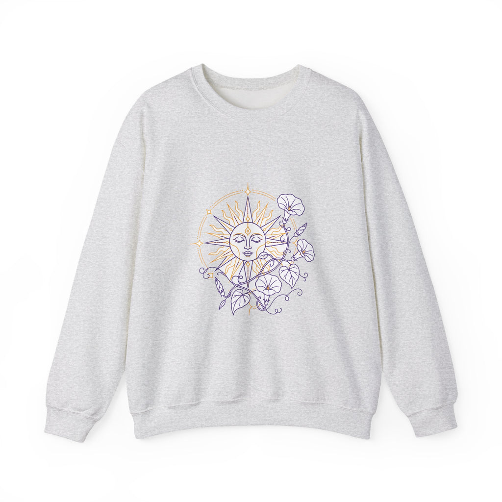 Matching Couple Sweatshirt - Sun & Moon Matching Couple Comfort Colors Crew Minimalist Art His Hers Christmas Gift - Design B