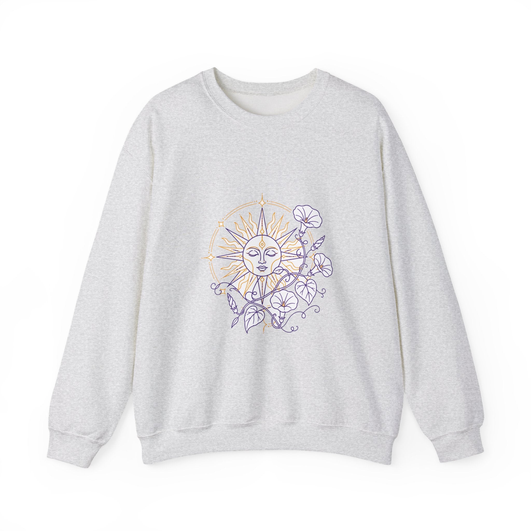 Matching Couple Sweatshirt - Sun & Moon Matching Couple Comfort Colors Crew Minimalist Art His Hers Christmas Gift - Design B