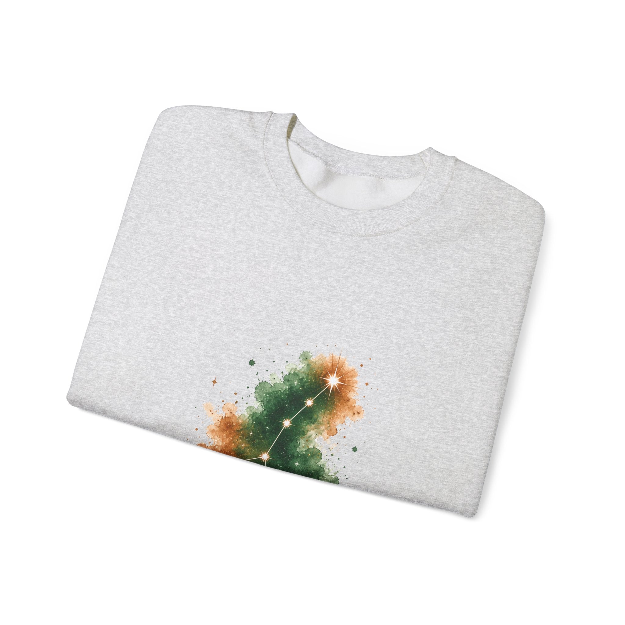Matching Couple Sweatshirt - Big & Little Dipper Matching Couple Crewneck Sweatshirt Watercolor Art His Hers Engagement Gift - Design B