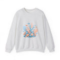Matching Couple Sweatshirt - Coral Reef & Deep Sea Matching Couple Crewneck Sweatshirt Geometric Art His Hers Couple Gift - Design A