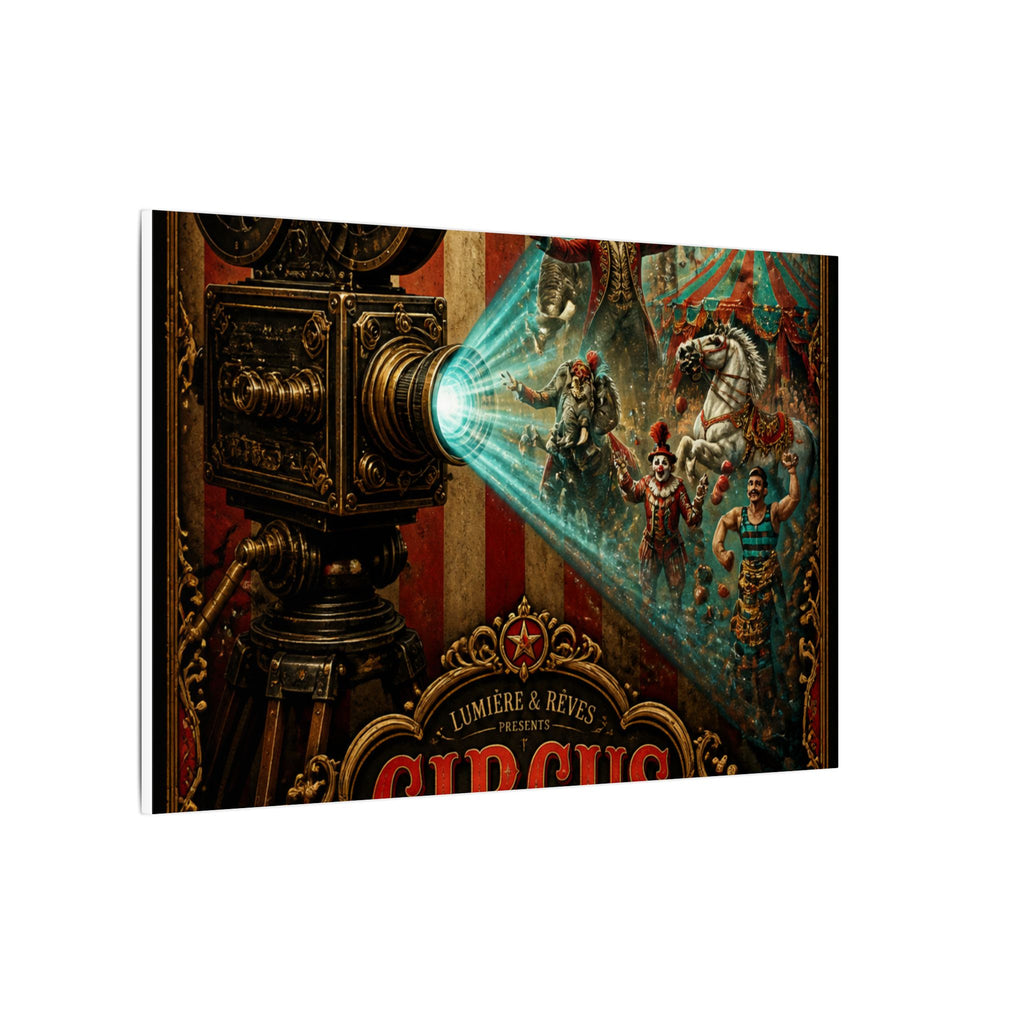 Film Camera Projector Show Wall Art Canvas 16×20 Baroque Home Office Decor Maximalist Print