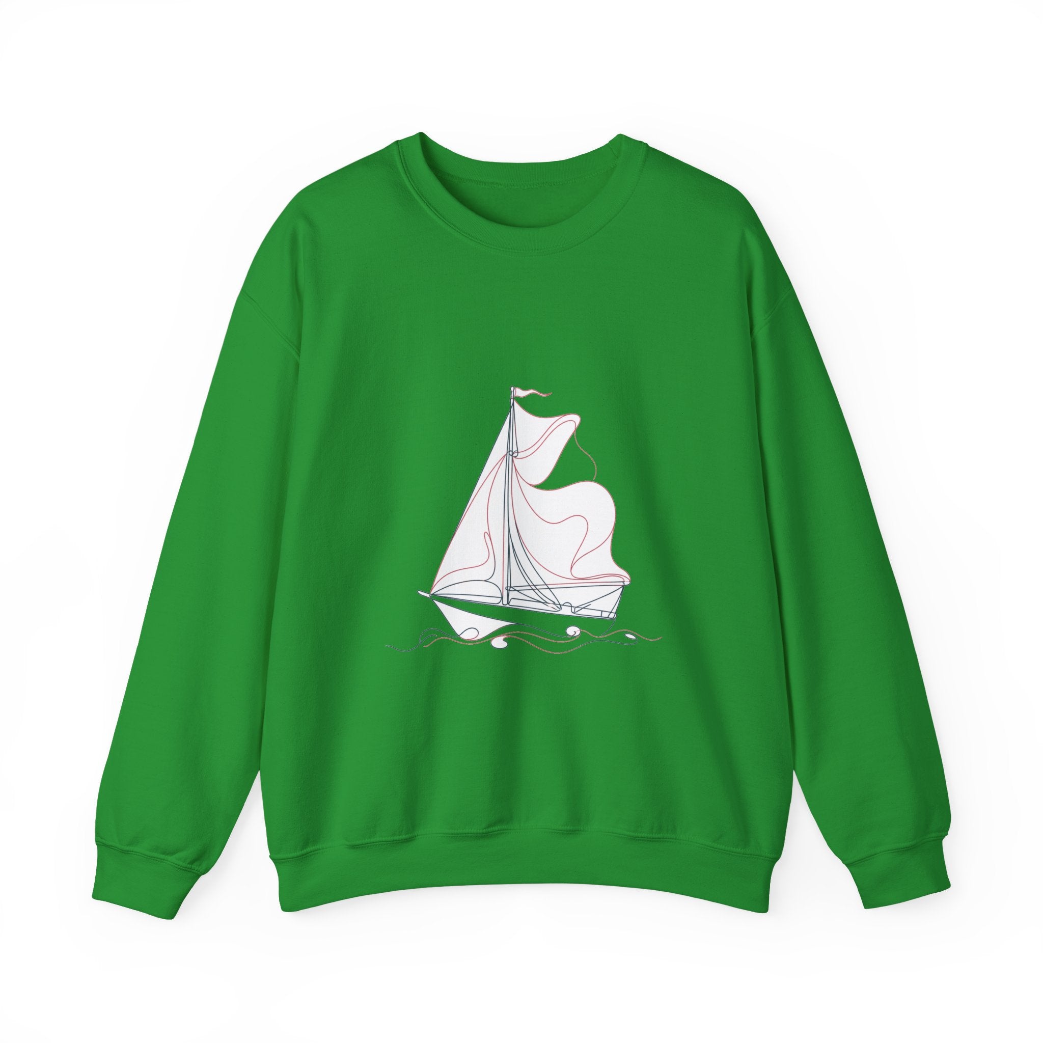 Matching Couple Sweatshirt - Anchor & Sail Matching Couple Premium Fleece Sweatshirt Minimalist Art His Hers Christmas Gift - Design B