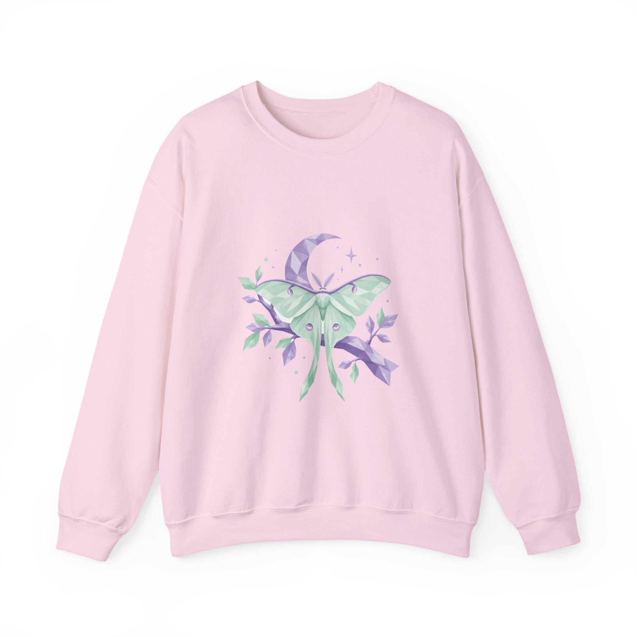 Matching Couple Sweatshirt - Butterfly & Moth Matching Couple Comfort Colors Crew Geometric Art His Hers Love Gift - Design B