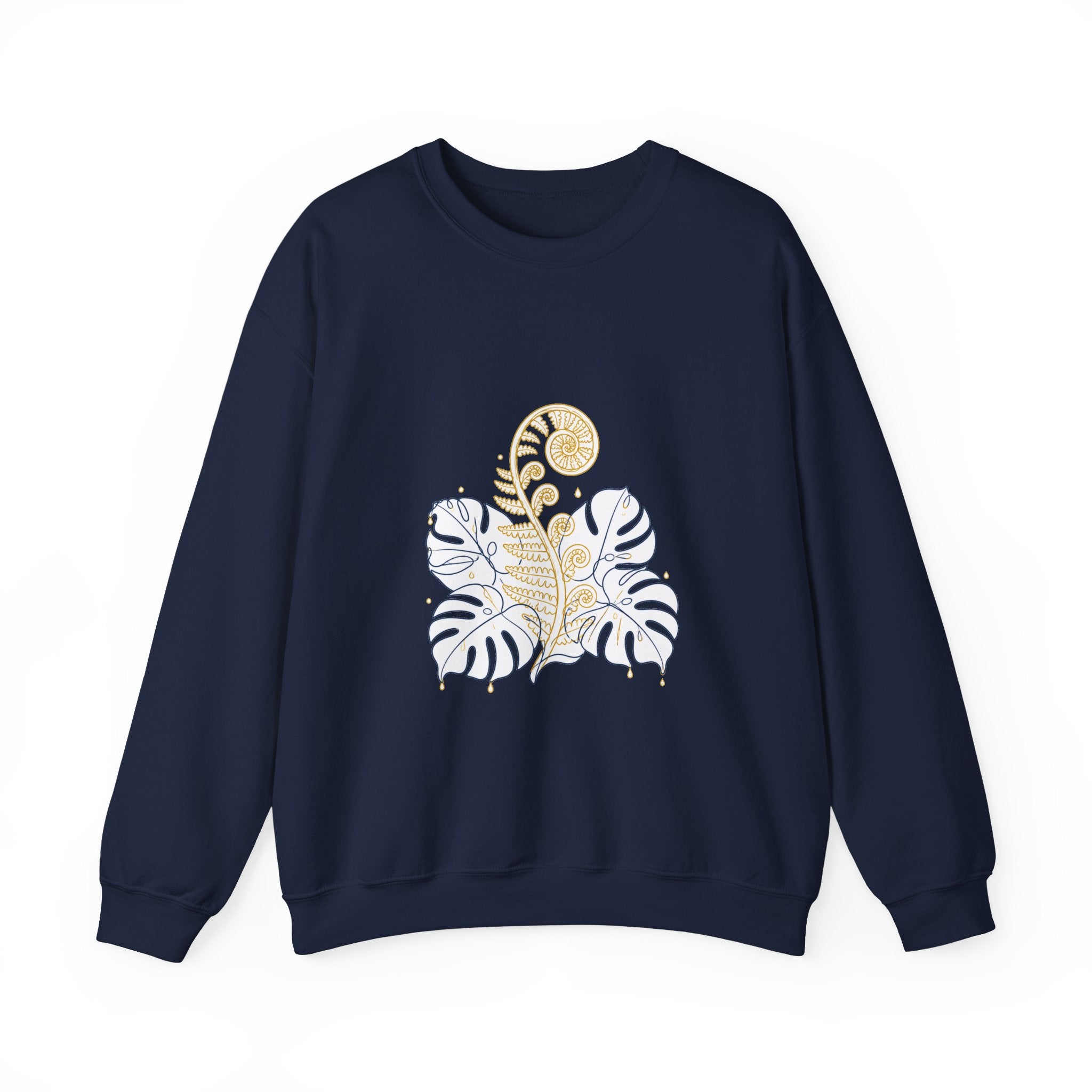 Matching Couple Sweatshirt - Desert & Rainforest Matching Couple Comfort Colors Crew Minimalist Art His Hers Christmas Gift - Design B