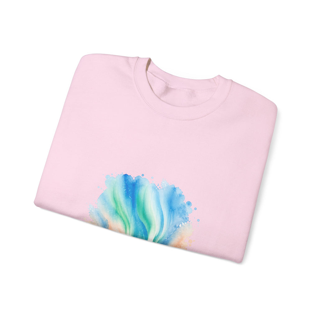 Matching Couple Sweatshirt - Aurora & Southern Cross Matching Couple Comfort Colors Crew Watercolor Art His Hers Birthday Gift - Design A