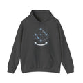 Matching Couple Sweatshirt - Aurora & Southern Cross Matching Couple Hooded Sweatshirt Hand-Drawn Art His Hers Best Friend Gift - Design B