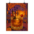 Old Fashioned Ringmaster Wall Art Poster 18×24 Psychedelic Cafe Decor Maximalist Print