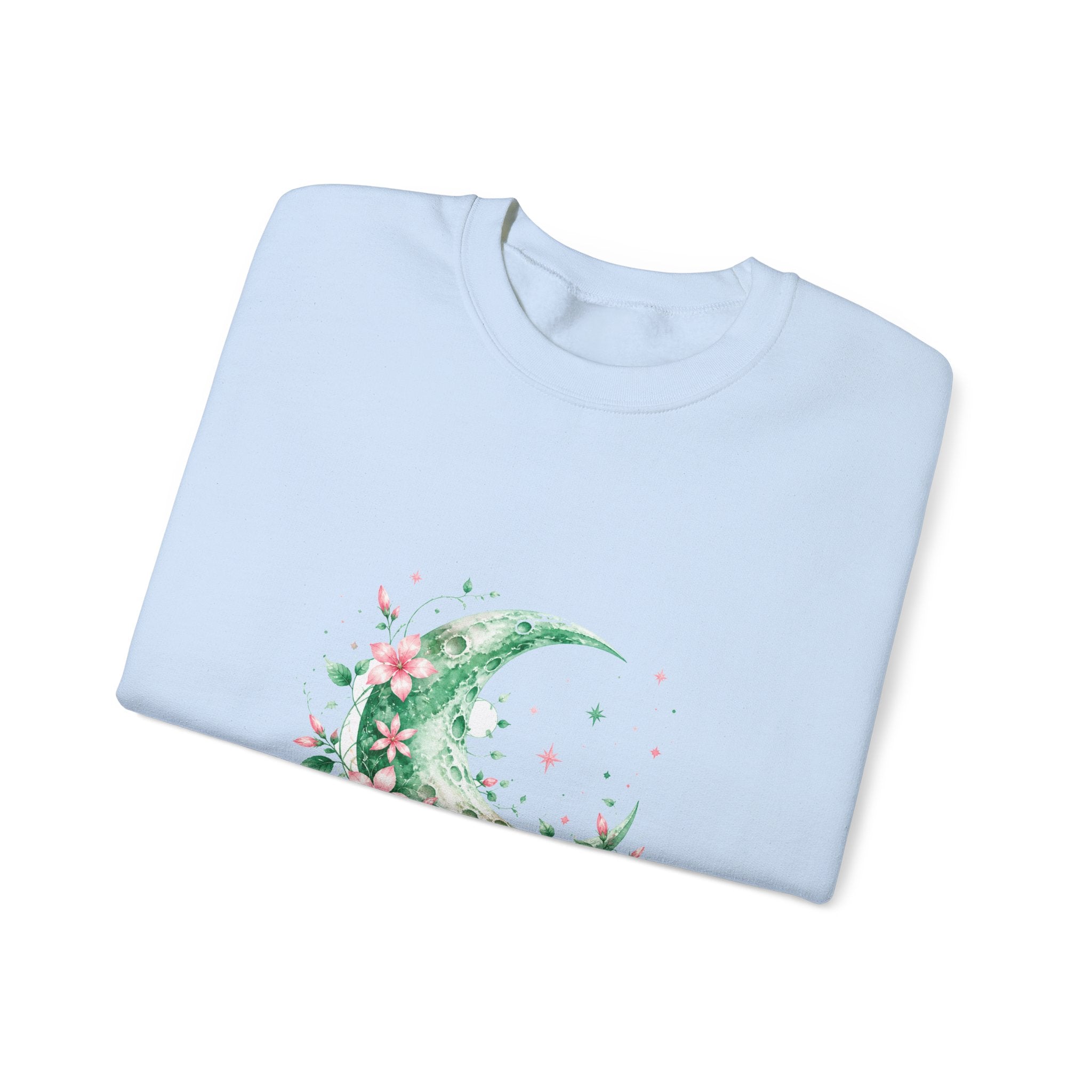 Matching Couple Sweatshirt - Sun & Moon Matching Couple Premium Fleece Sweatshirt Watercolor Art His Hers Birthday Gift - Design A