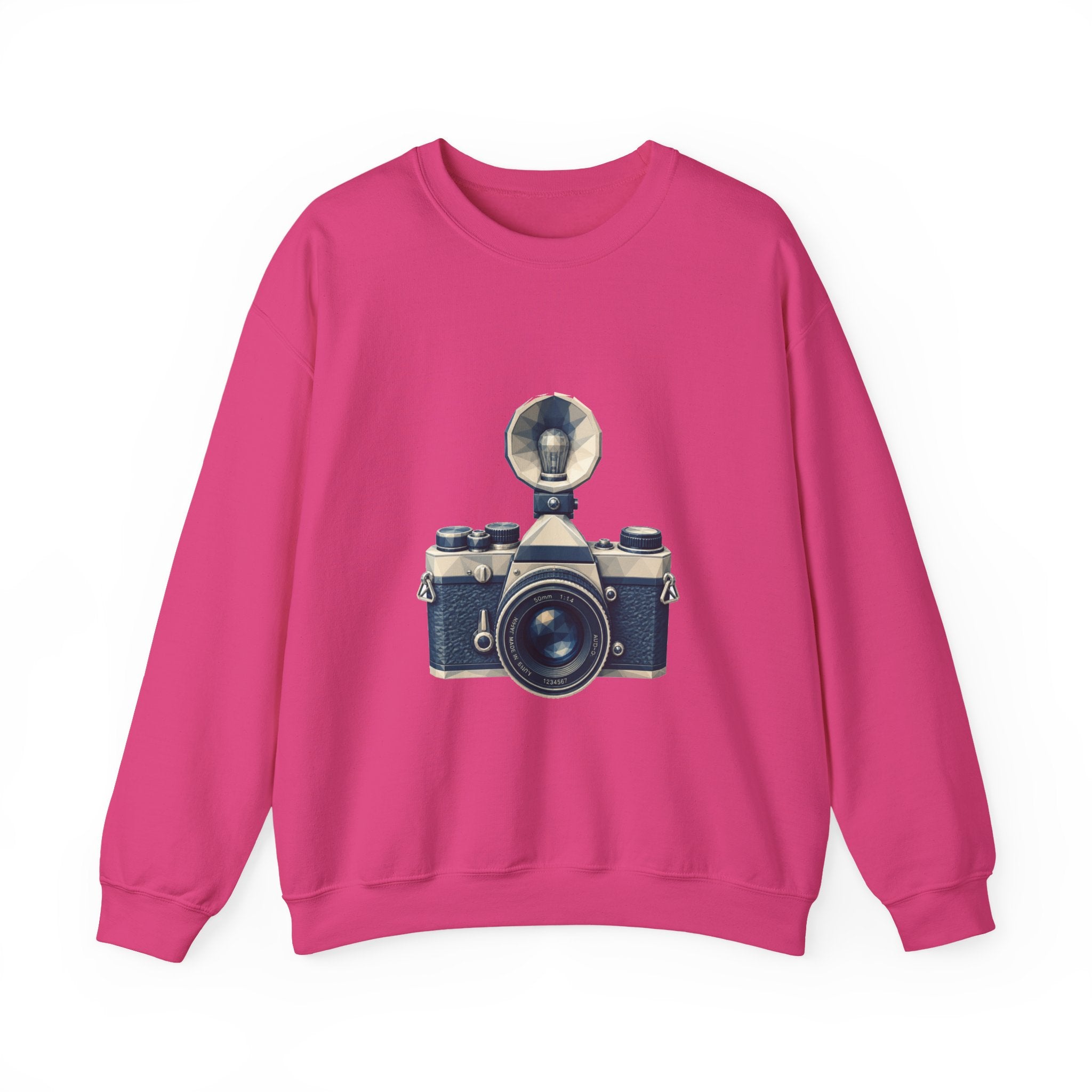 Matching Couple Sweatshirt - Camera & Film Matching Couple Comfort Colors Crew Geometric Art His Hers Love Gift - Design A