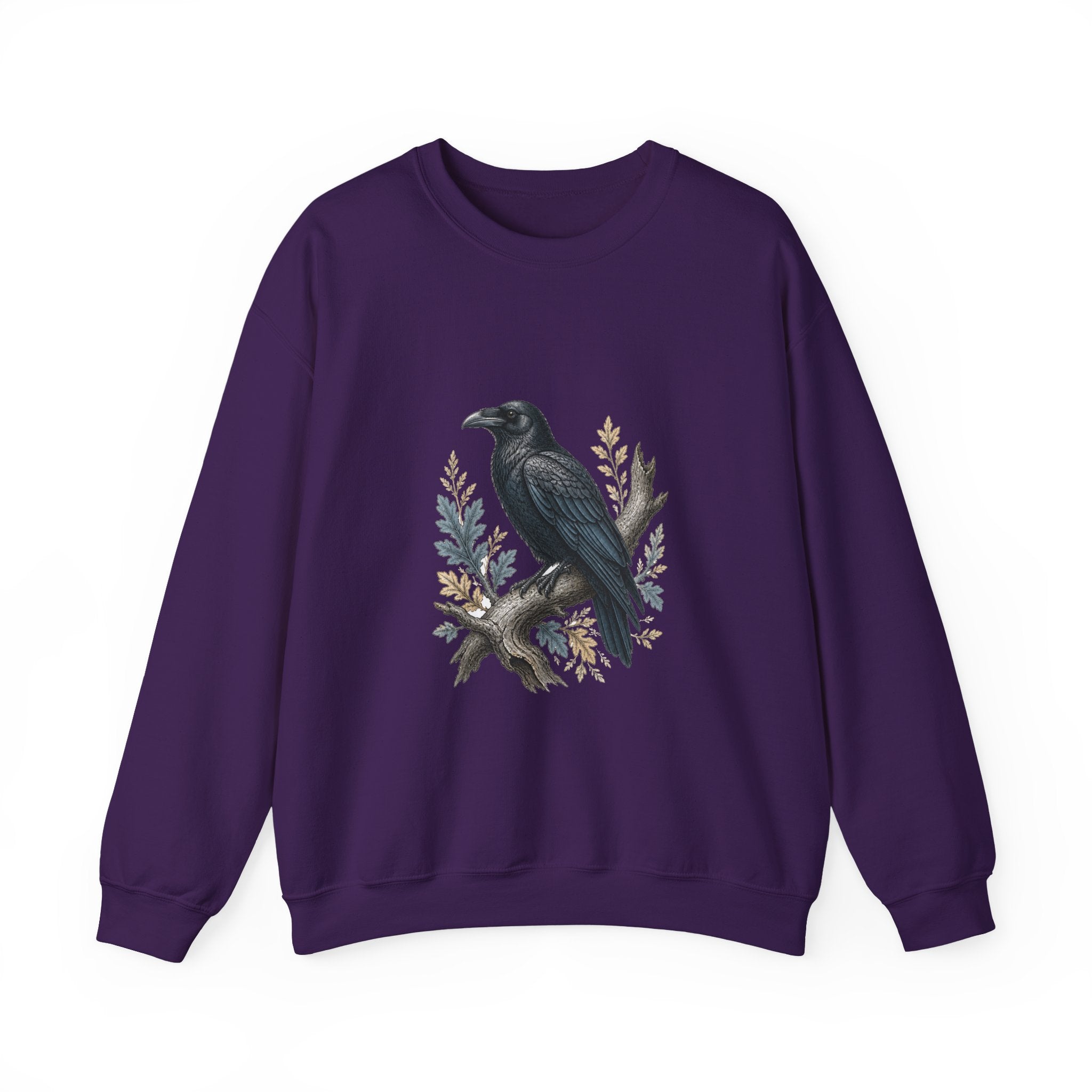 Matching Couple Sweatshirt - Raven & Swan Matching Couple Comfort Colors Crew Vintage Art His Hers Honeymoon Gift - Design A