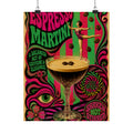 Espresso Martini Acrobat Wall Art Poster 18×24 Psychedelic Cafe Decor Maximalist Print