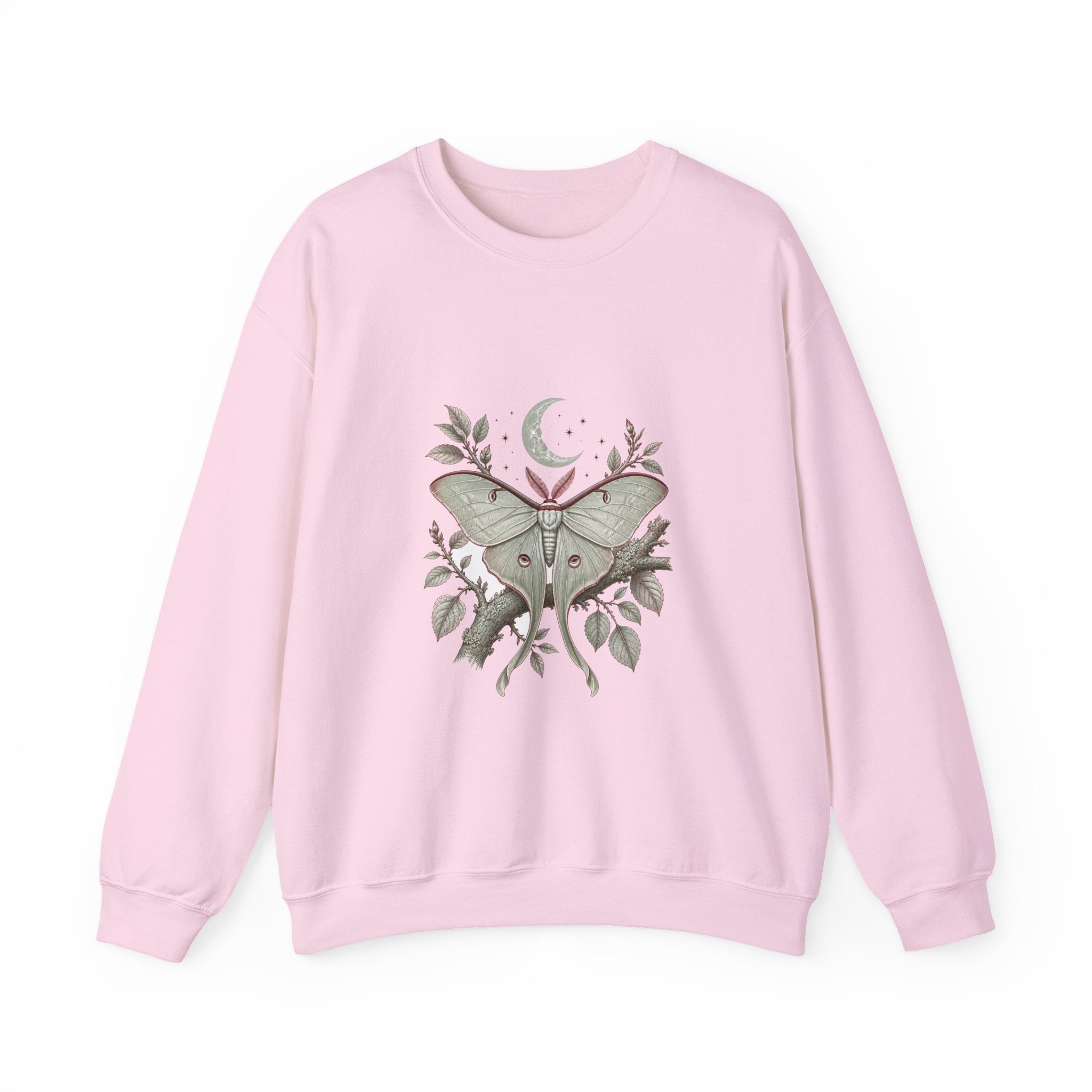Matching Couple Sweatshirt - Butterfly & Moth Matching Couple Comfort Colors Crew Vintage Art His Hers Honeymoon Gift - Design B
