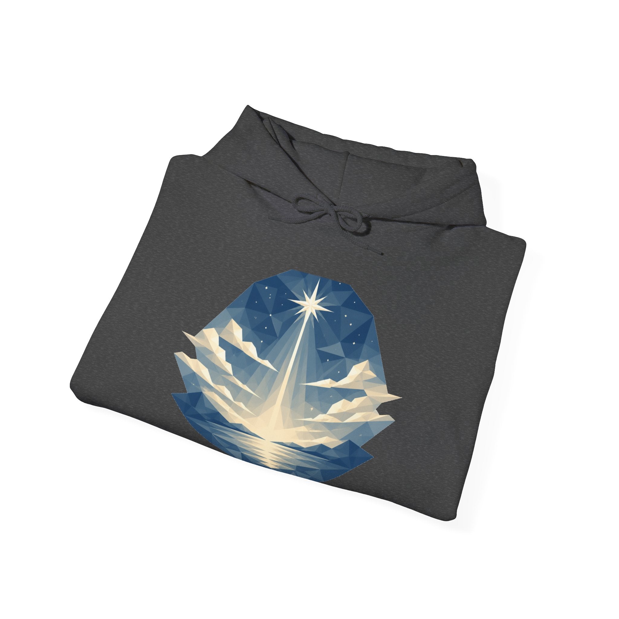 Matching Couple Sweatshirt - Evening & Morning Star Matching Couple Hooded Sweatshirt Geometric Art His Hers Couple Gift - Design A