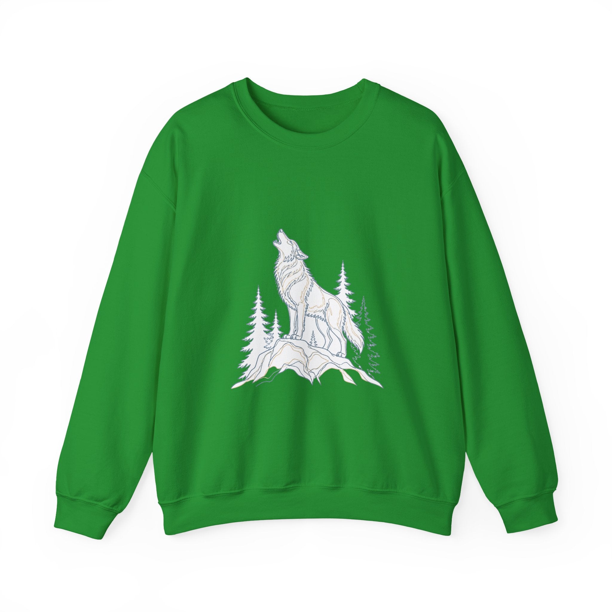 Matching Couple Sweatshirt - Wolf & Dove Matching Couple Comfort Colors Crew Minimalist Art His Hers Christmas Gift - Design A
