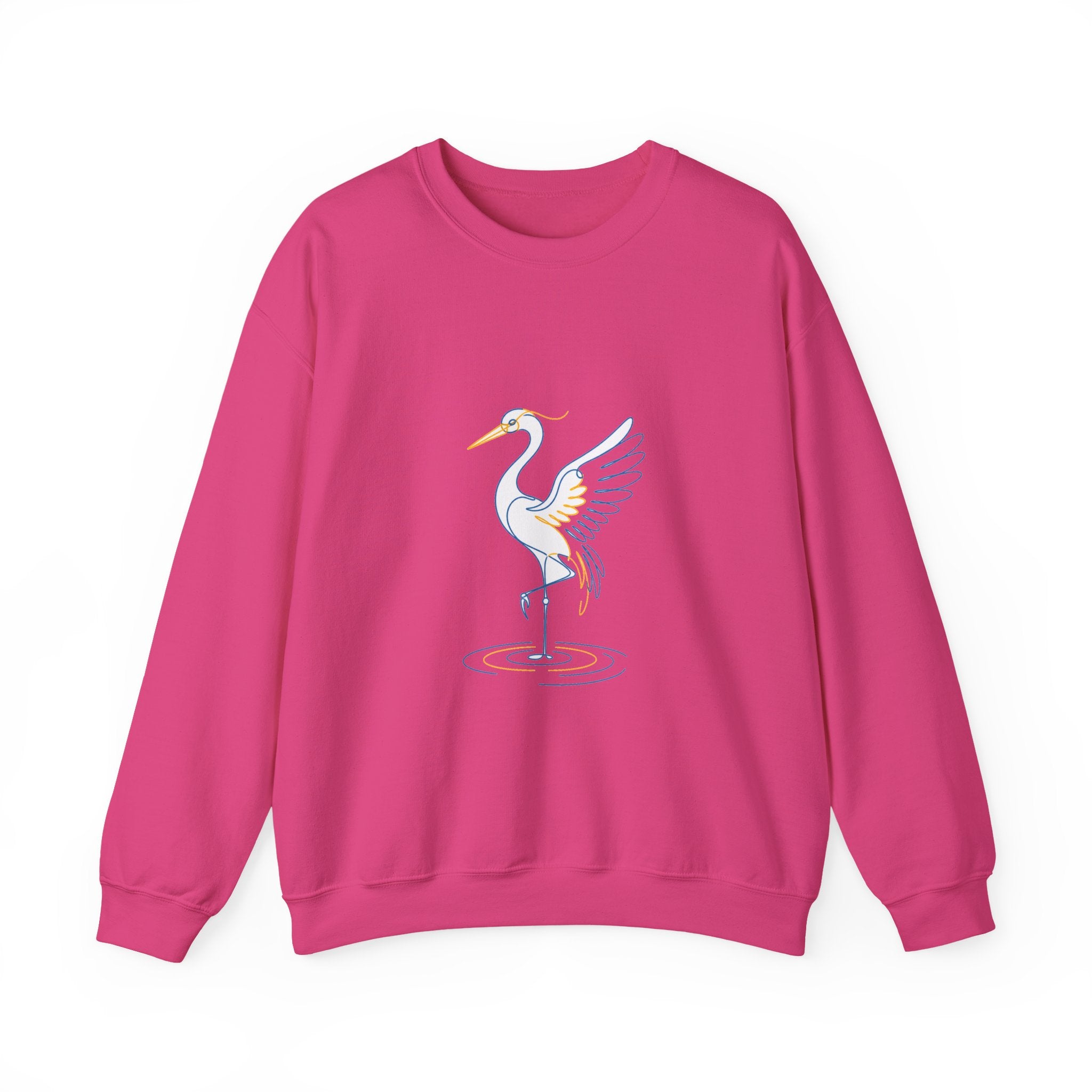 Matching Couple Sweatshirt - Tiger & Crane Matching Couple Premium Fleece Sweatshirt Minimalist Art His Hers Christmas Gift - Design B