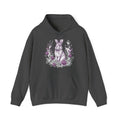Matching Couple Sweatshirt - Fox & Rabbit Matching Couple Hooded Sweatshirt Vintage Art His Hers Wedding Gift - Design B
