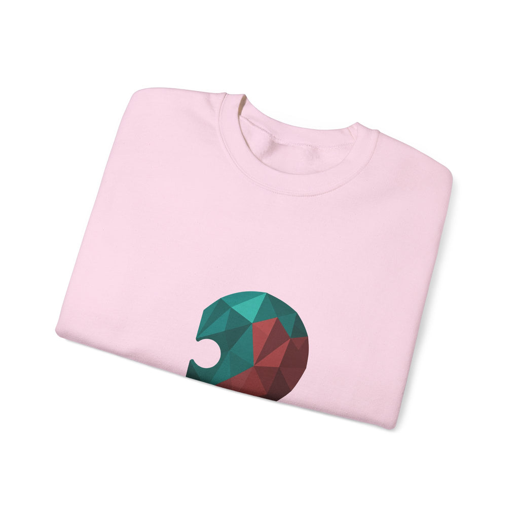 Matching Couple Sweatshirt - Puzzle Pieces Matching Couple Premium Fleece Sweatshirt Geometric Art His Hers Love Gift - Design B