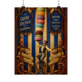 Macaron Balancing Tower Wall Art Poster 24×36 Baroque Studio Decor Maximalist Print