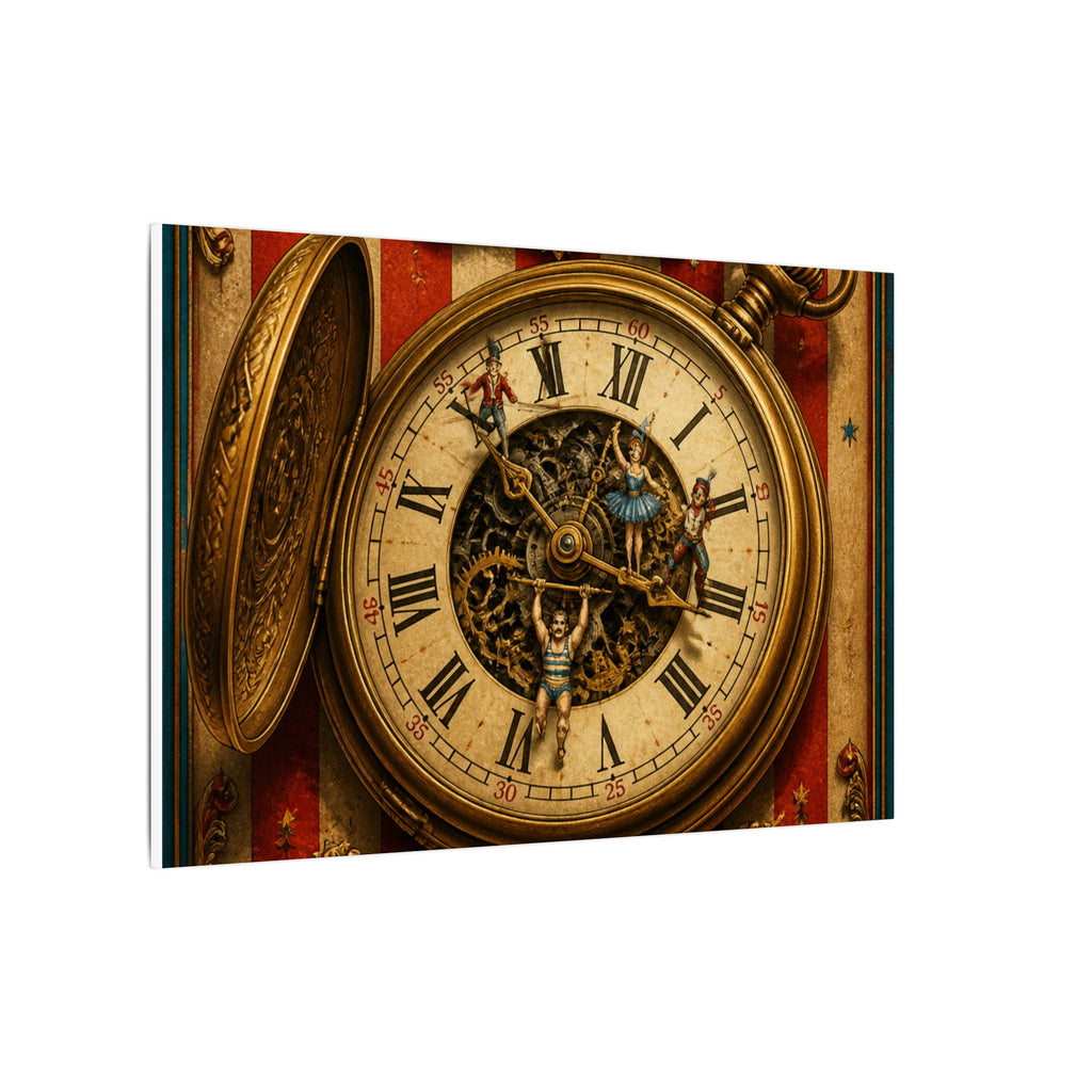 Pocket Watch Performers Wall Art Canvas 16×20 Baroque Home Office Decor Maximalist Print