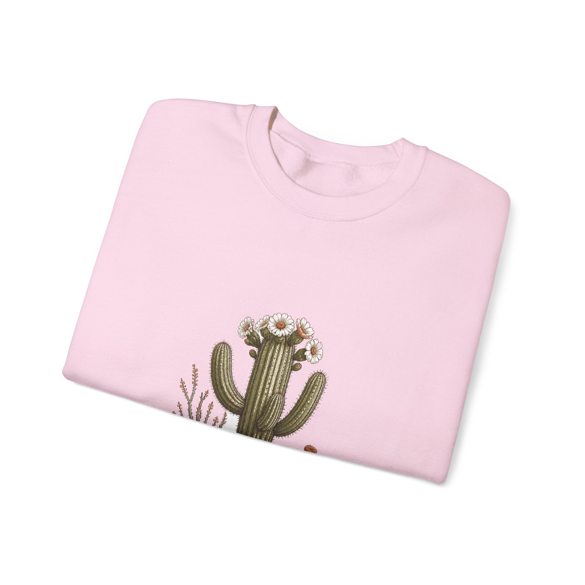 Matching Couple Sweatshirt - Desert & Rainforest Matching Couple Crewneck Sweatshirt Hand-Drawn Art His Hers Best Friend Gift - Design A