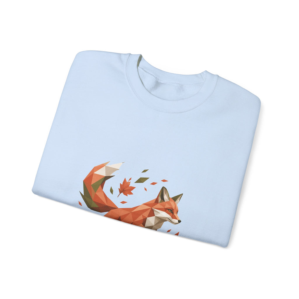 Matching Couple Sweatshirt - Fox & Rabbit Matching Couple Comfort Colors Crew Geometric Art His Hers Love Gift - Design A
