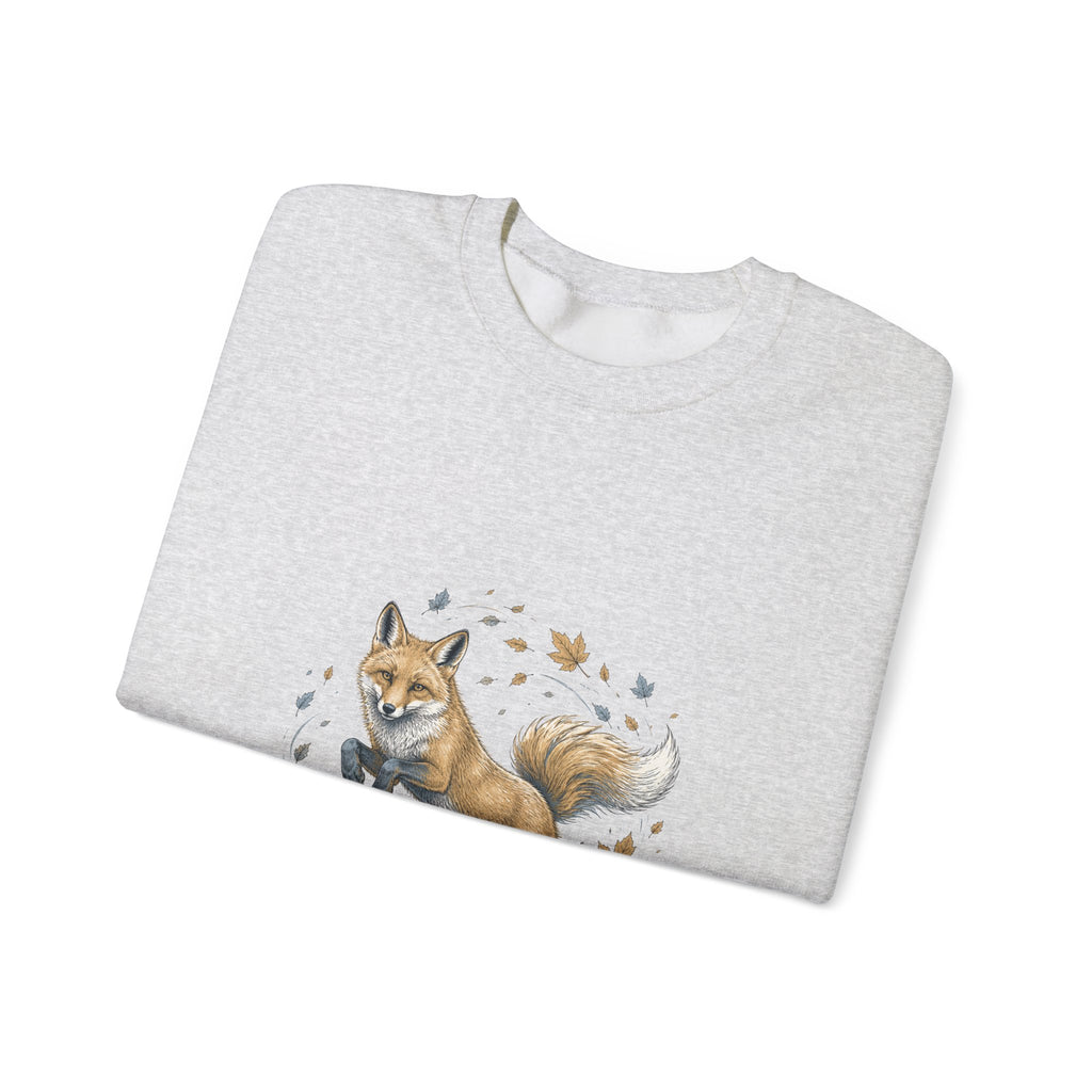 Matching Couple Sweatshirt - Fox & Rabbit Matching Couple Crewneck Sweatshirt Hand-Drawn Art His Hers Best Friend Gift - Design A
