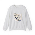 Matching Couple Sweatshirt - Lavender Fields & Canyon Matching Couple Crewneck Sweatshirt Minimalist Art His Hers Valentine Gift - Design B