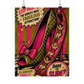 High Heel Slide Wall Art Poster 24×36 Pop Art Restaurant Decor Maximalist Print