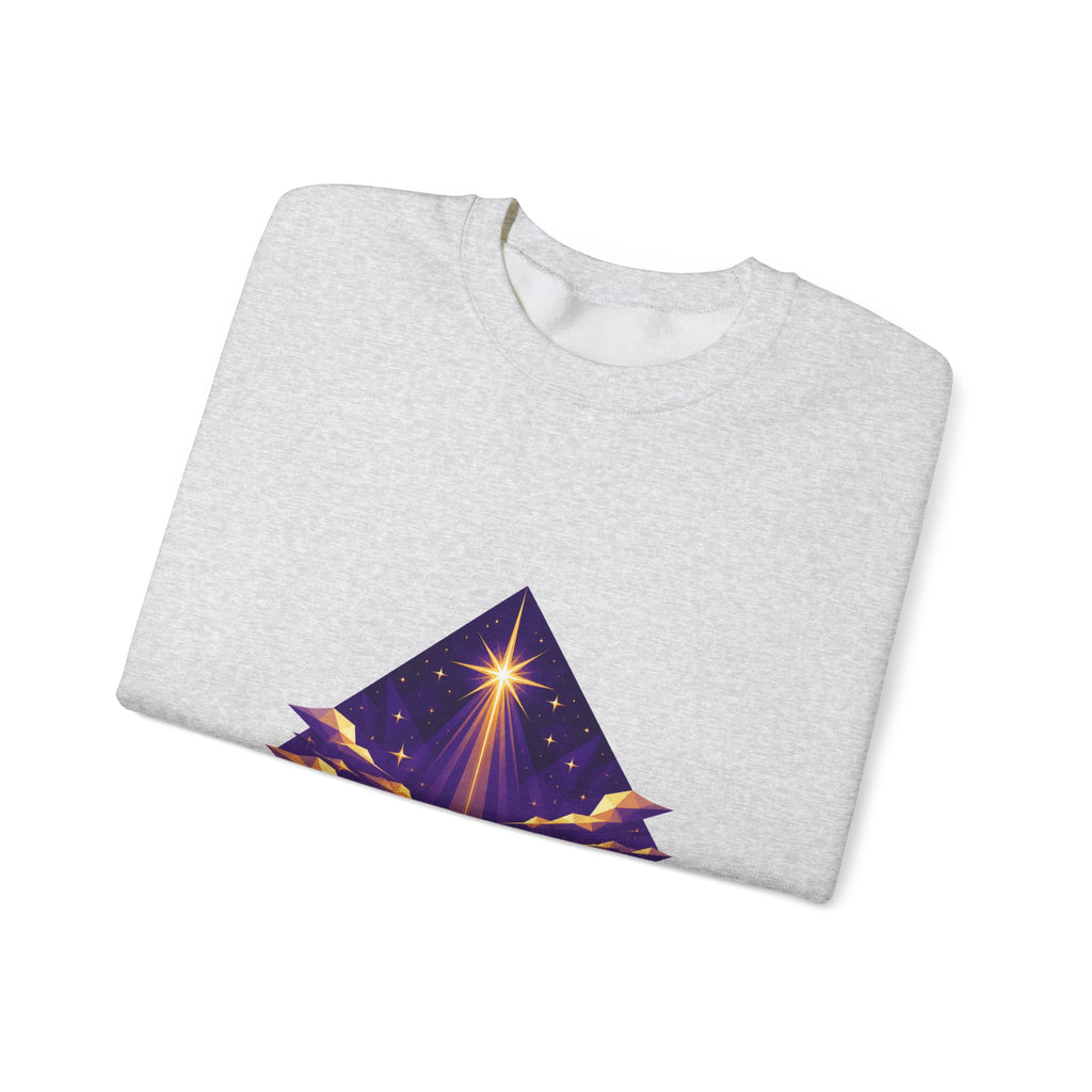 Matching Couple Sweatshirt - Evening & Morning Star Matching Couple Premium Fleece Sweatshirt Geometric Art His Hers Love Gift - Design A