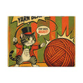 Cat Lion Tamer Wall Art Canvas 16×20 Pop Art Living Room Decor Maximalist Print