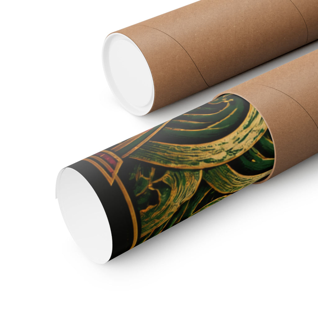 Sushi Roll Cannon Wall Art Poster 24×36 Art Deco Bar Area Decor Maximalist Print