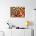Ice Cream Cone Circus Tent Wall Art Canvas 24×36 Psychedelic Dining Room Decor Maximalist Print