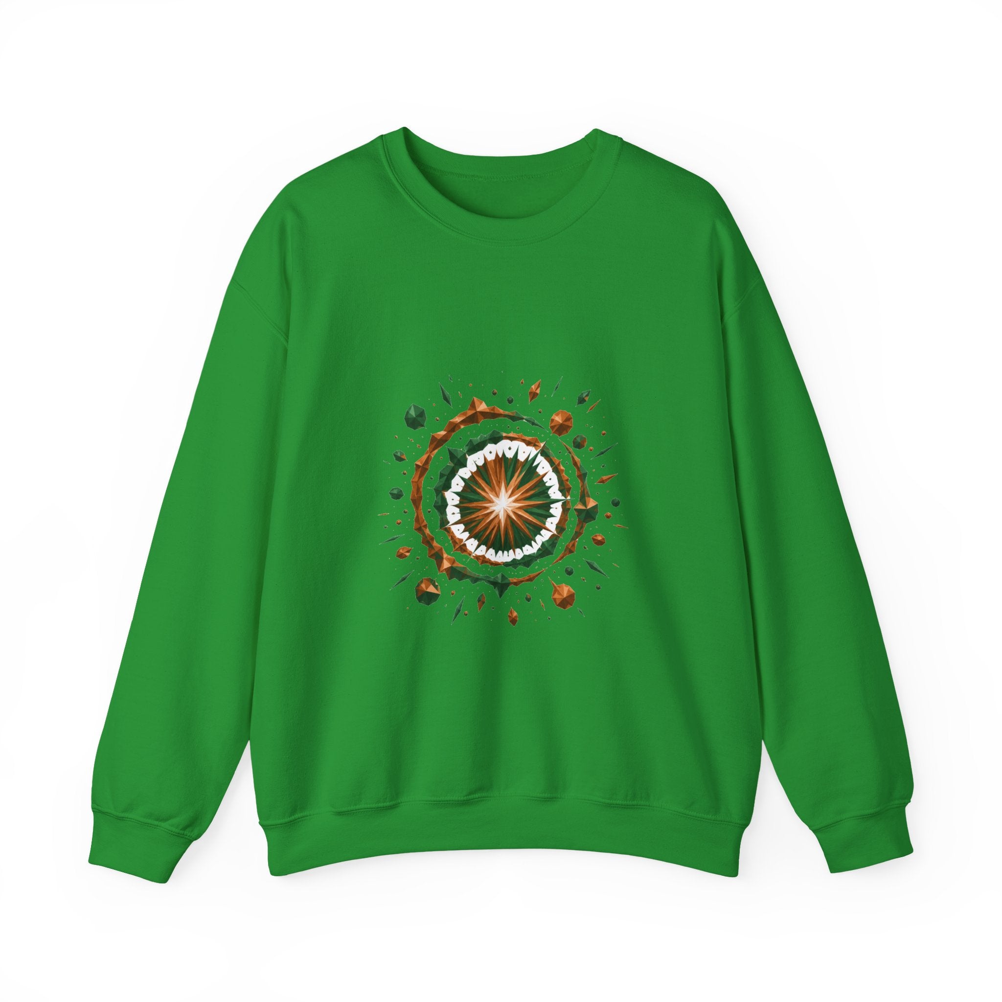 Matching Couple Sweatshirt - Galaxy & Supernova Matching Couple Crewneck Sweatshirt Geometric Art His Hers Couple Gift - Design B