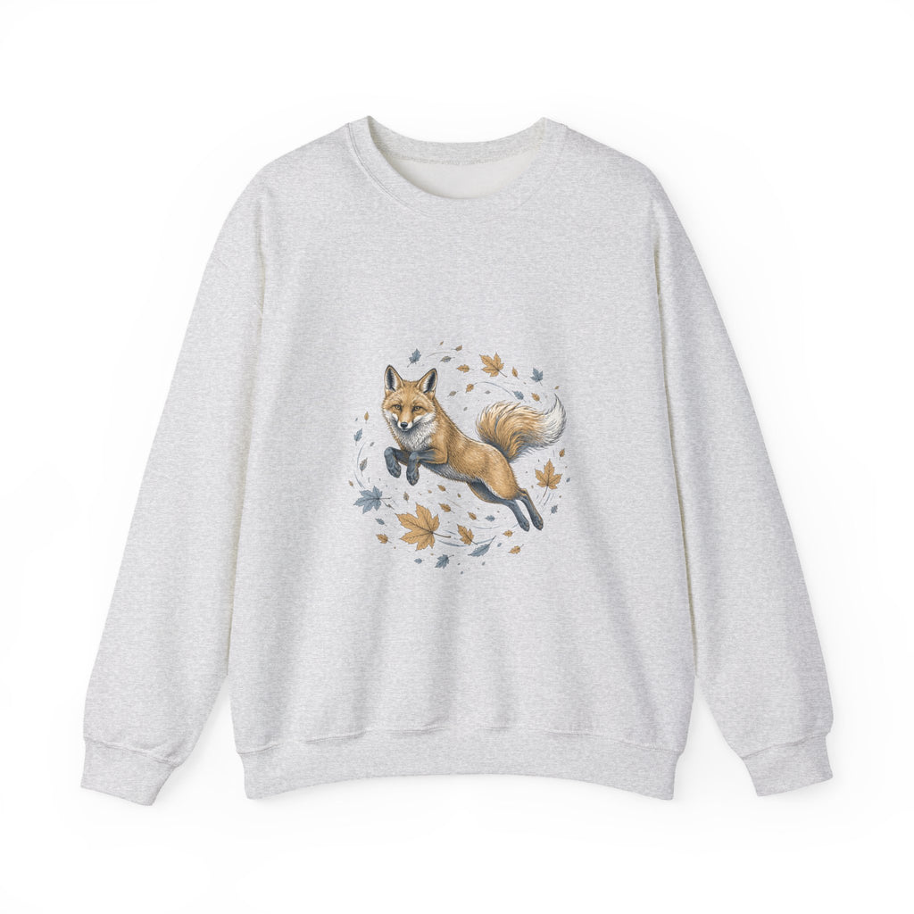 Matching Couple Sweatshirt - Fox & Rabbit Matching Couple Crewneck Sweatshirt Hand-Drawn Art His Hers Best Friend Gift - Design A
