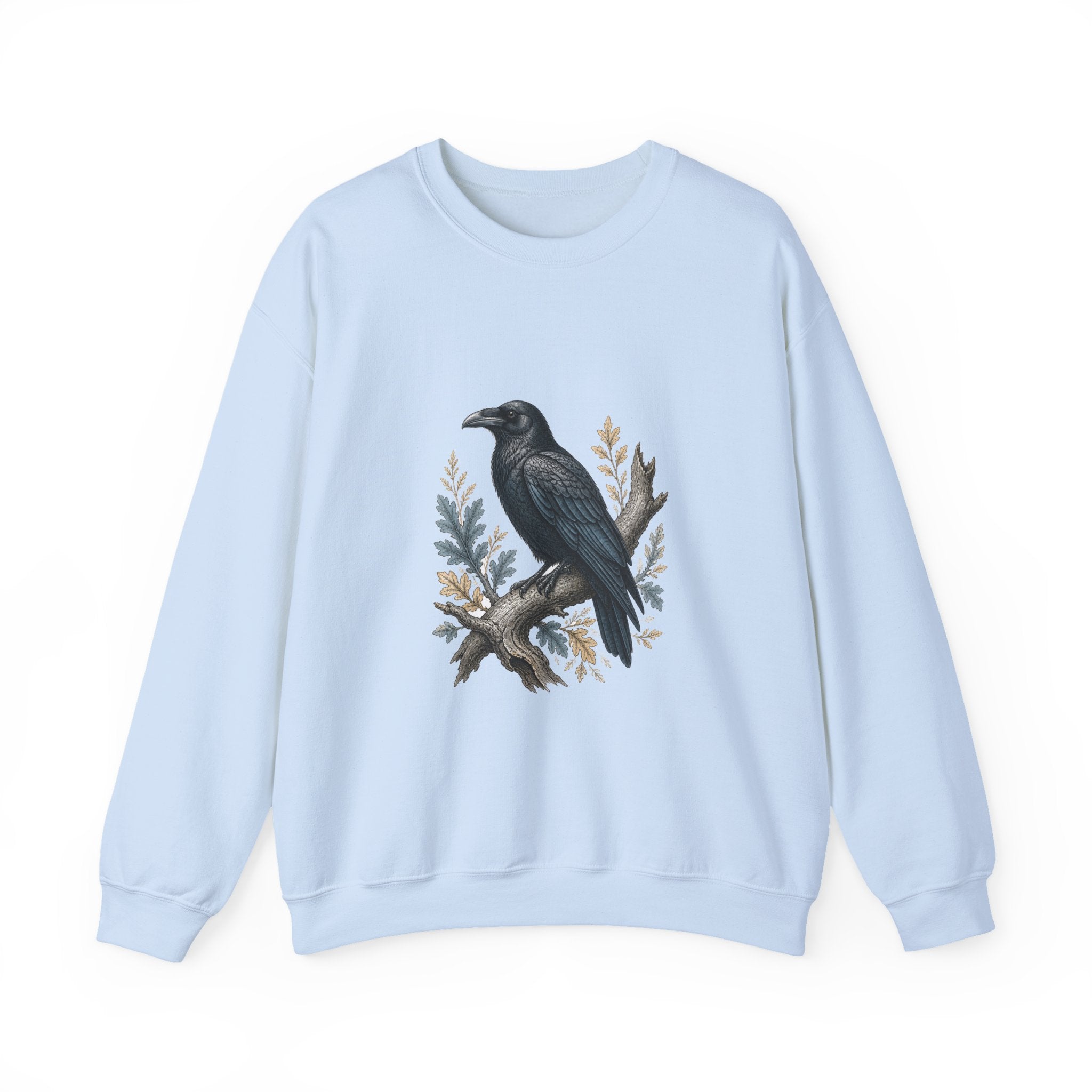 Matching Couple Sweatshirt - Raven & Swan Matching Couple Comfort Colors Crew Vintage Art His Hers Honeymoon Gift - Design A