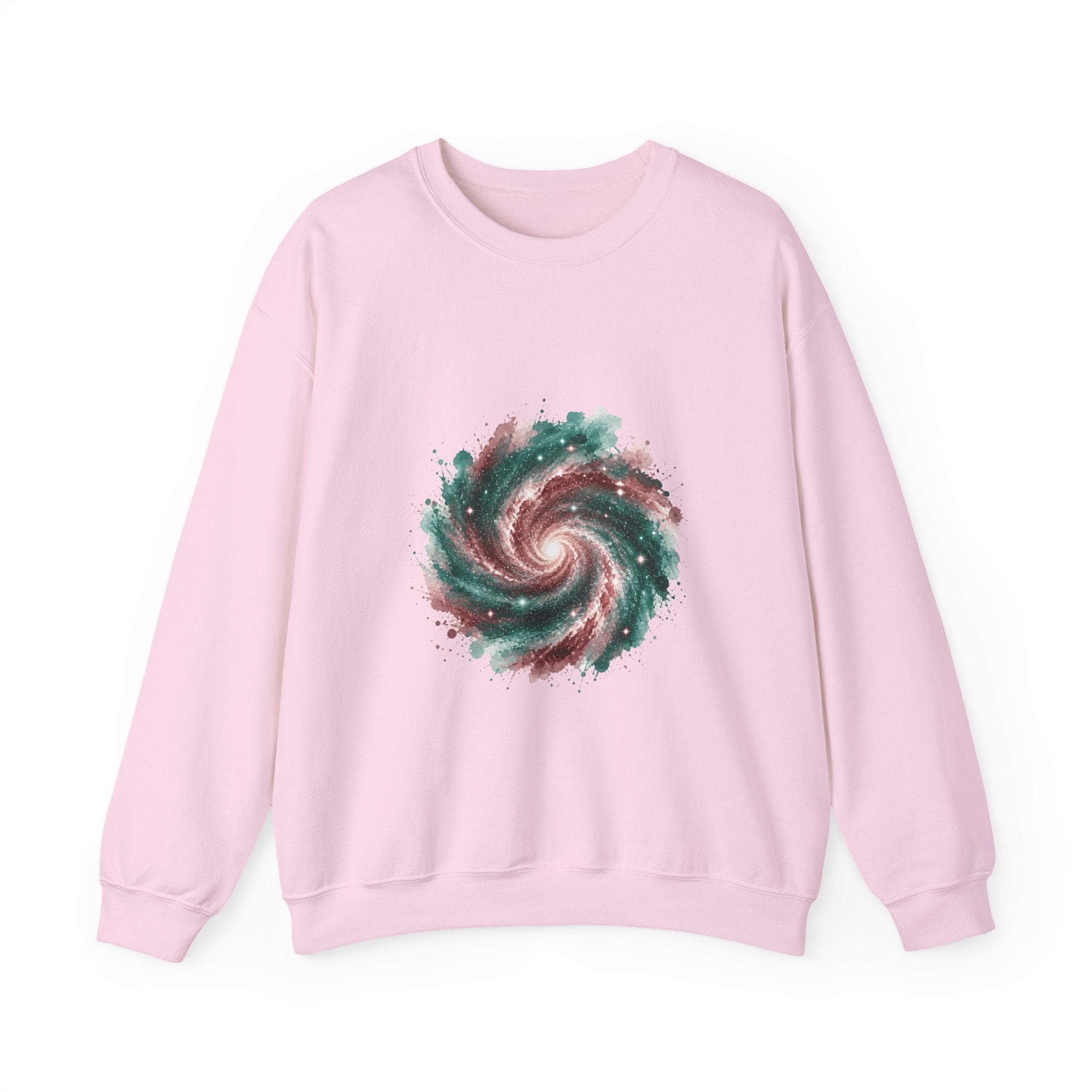 Matching Couple Sweatshirt - Galaxy & Supernova Matching Couple Comfort Colors Crew Watercolor Art His Hers Birthday Gift - Design A
