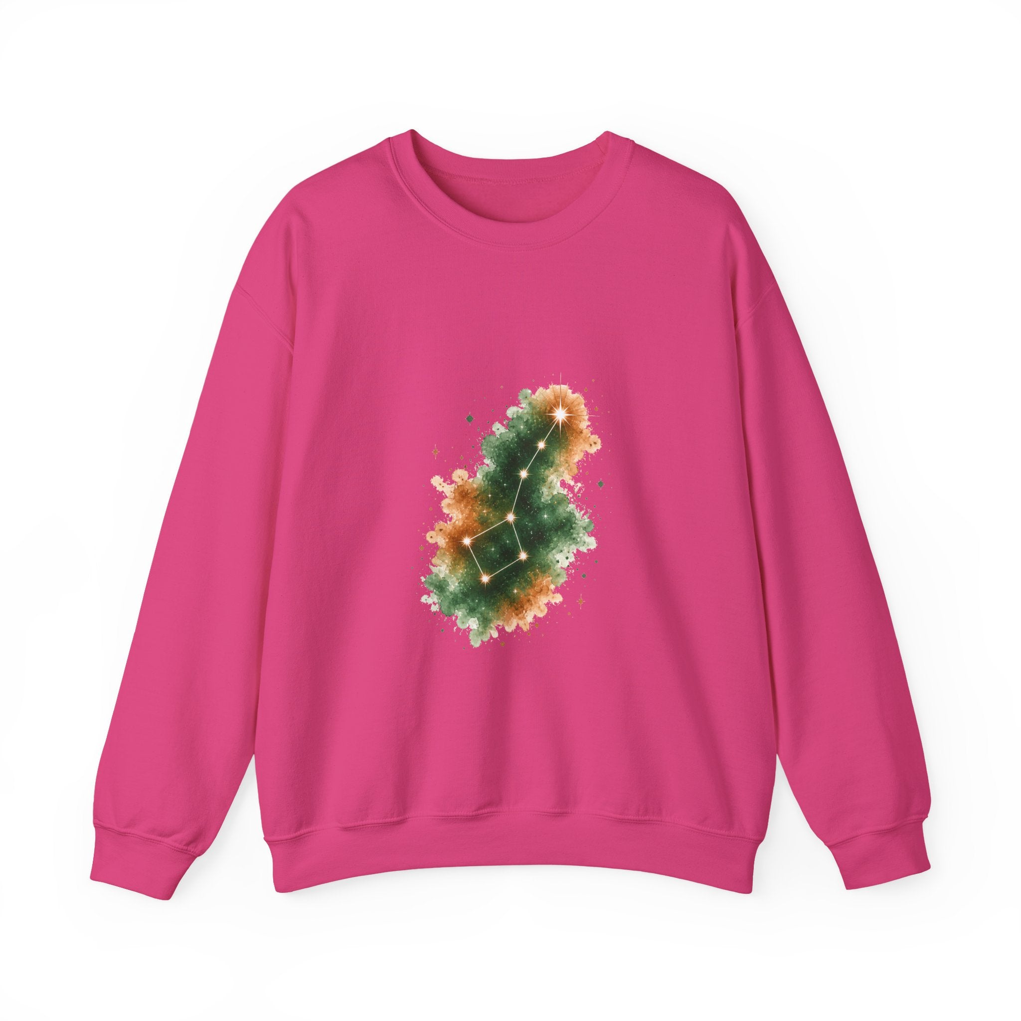Matching Couple Sweatshirt - Big & Little Dipper Matching Couple Crewneck Sweatshirt Watercolor Art His Hers Engagement Gift - Design B